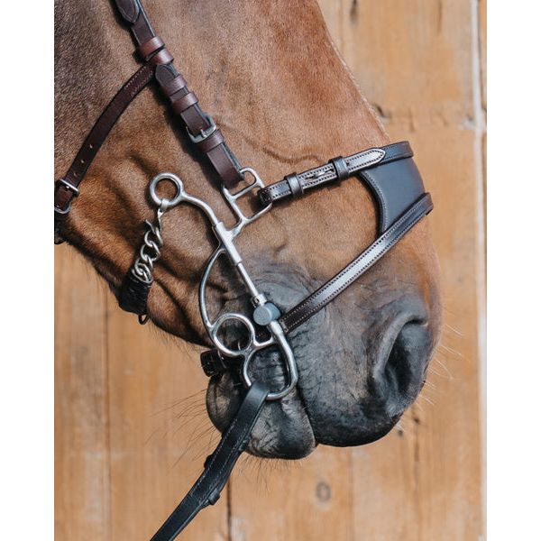 Fager Marco Leather Nosepart Black