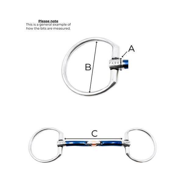 Fager Vendela Titanium Bradoon Fixed Ring