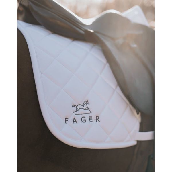 Fager Jump Saddle Pad 1 White