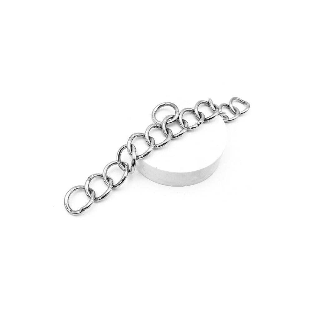 Fager Wide Curb Chain Silver