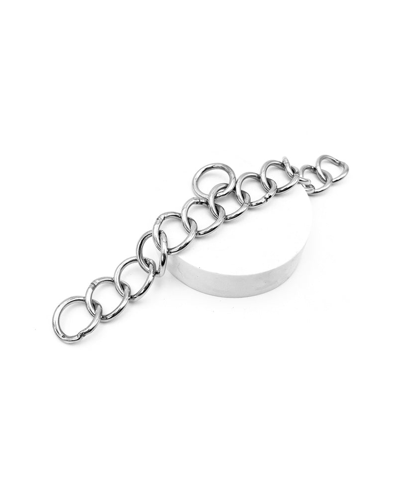 Fager Wide Curb Chain Silver
