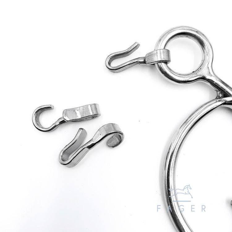 Fager Non-Swivel Hooks Black