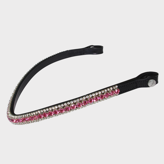 Artemis Lux Azalea Swarovski® Crystal Browband - Black