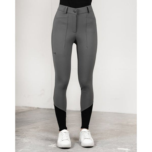 Fager Freya Hybrid Breeches Dark Grey Half Seat