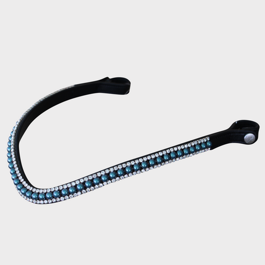 Artemis Swarovski® Pearl Tahitian Browband - Black