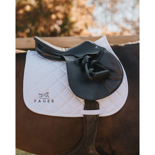 Fager Jump Saddle Pad 1 White