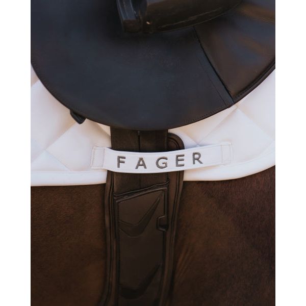 Fager Jump Saddle Pad 2 White