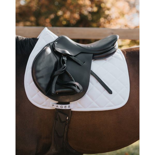 Fager Jump Saddle Pad 2 White