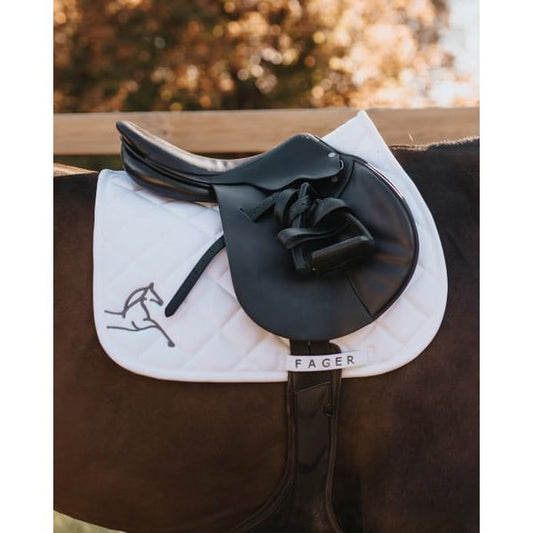 Fager Jump Saddle Pad 2 White