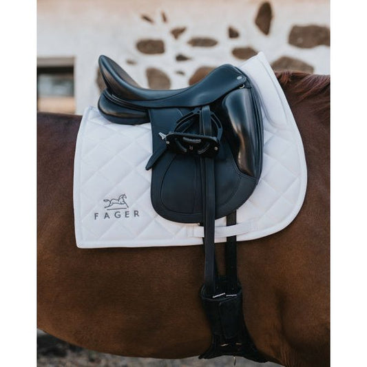 Fager Dressage Saddle Pad 1 White