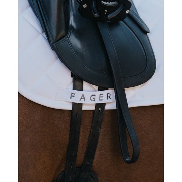 Fager Dressage Saddle Pad 1 White