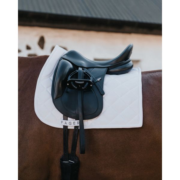 Fager Dressage Saddle Pad 2 White