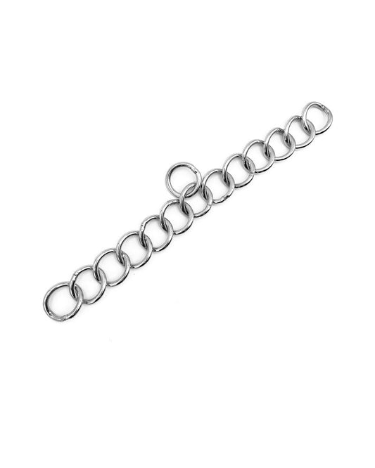 Fager Wide Curb Chain Silver