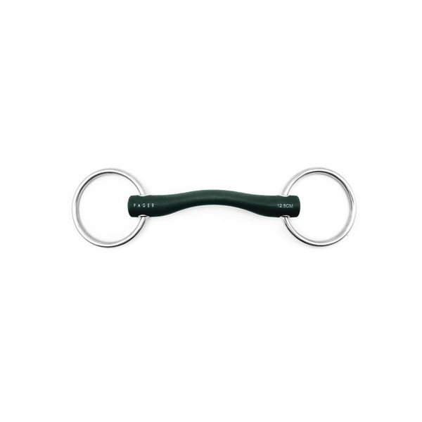 Fager Andrea Hard Rubber Bit Loose Ring