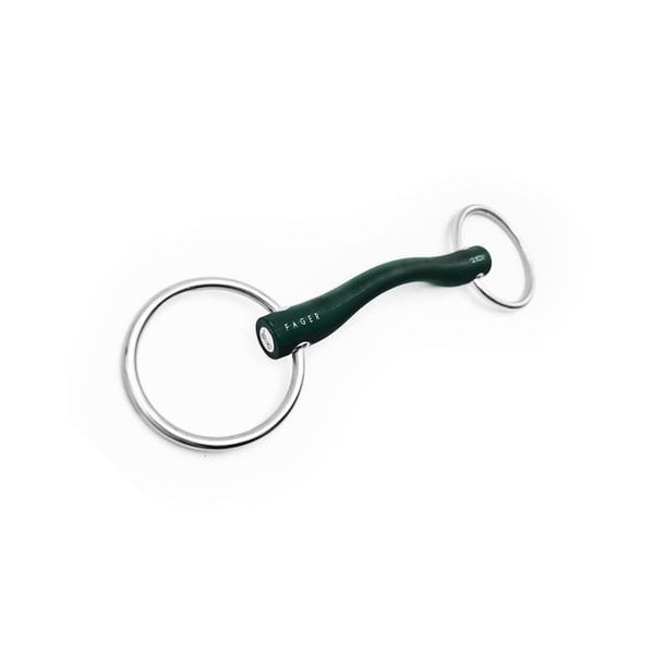 Fager Andrea Hard Rubber Bit Loose Ring