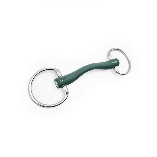 Fager Andrea Soft Rubber Bit Fixed Ring