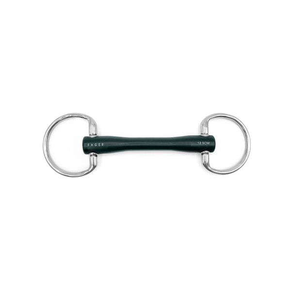 Fager Nicole Hard Rubber Bit Fixed Ring