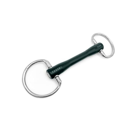 Fager Nicole Hard Rubber Bit Fixed Ring