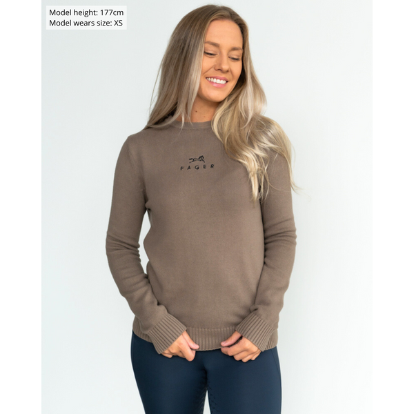 Fager Emily Crew Neck Sweater Beige