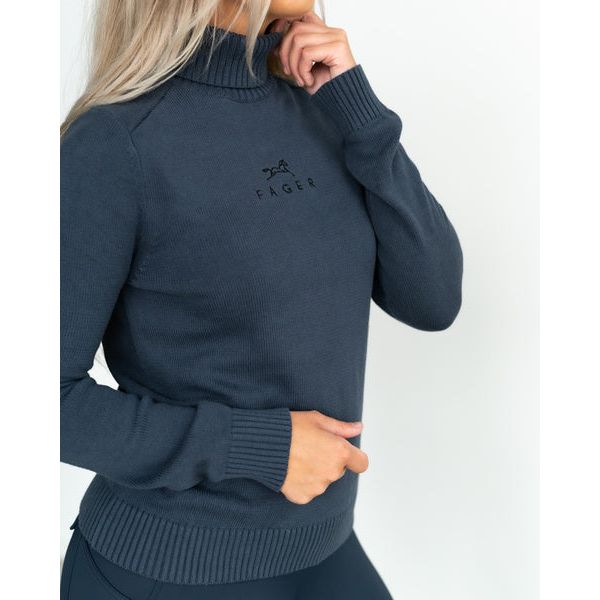 Fager Jackie Turtleneck Sweater Navy