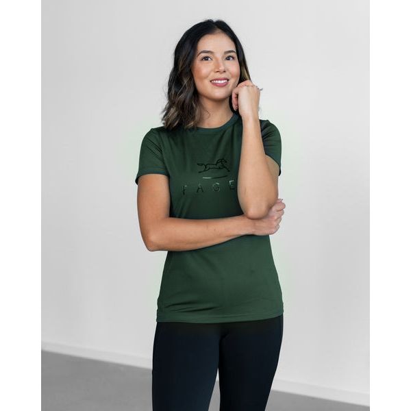 Fager Fia Short Sleeve T-Shirt Dark Green