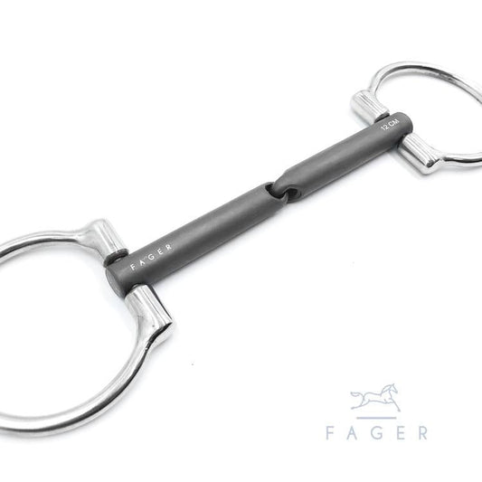 Fager Madeleine Titanium Bradoon Single Jointed Fixed Ring