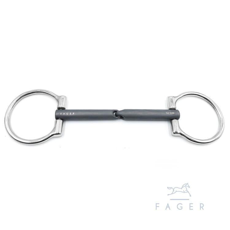 Fager Madeleine Titanium Bradoon Single Jointed Fixed Ring