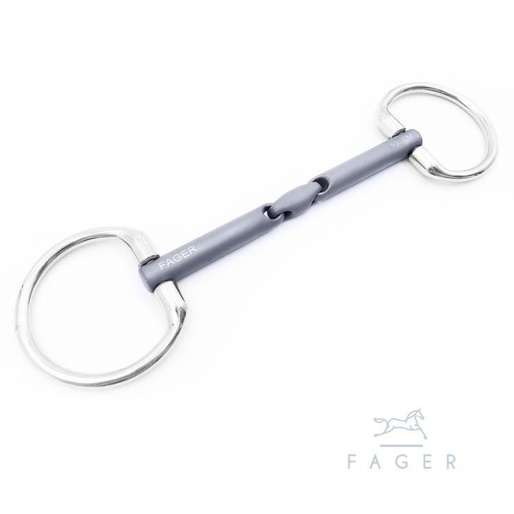 Fager Madeleine Titanium Bradoon Double Jointed Fixed Ring