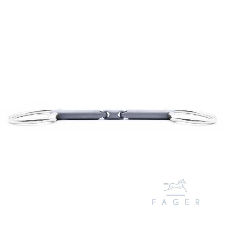 Fager Madeleine Titanium Bradoon Double Jointed Fixed Ring