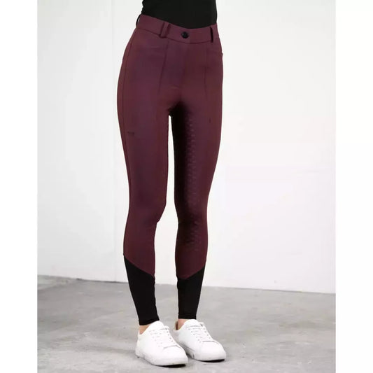 Fager Freya Hybrid breeches Burgundy Half seat