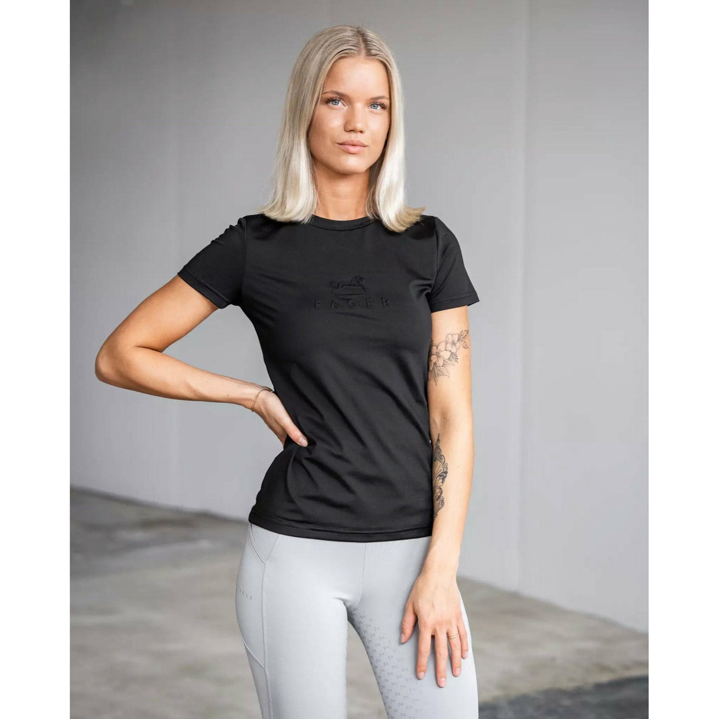 Fager Ida Short Sleeve T-Shirt Black