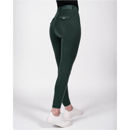 Fager Loui Active Leggings Green Knee Grip