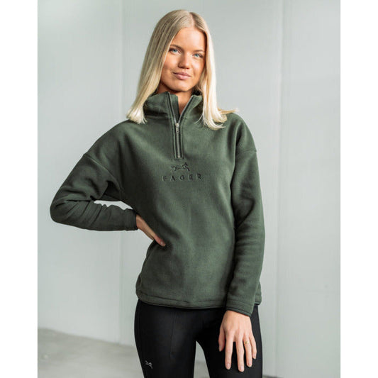 Fager Molly Half-zip fleece Green