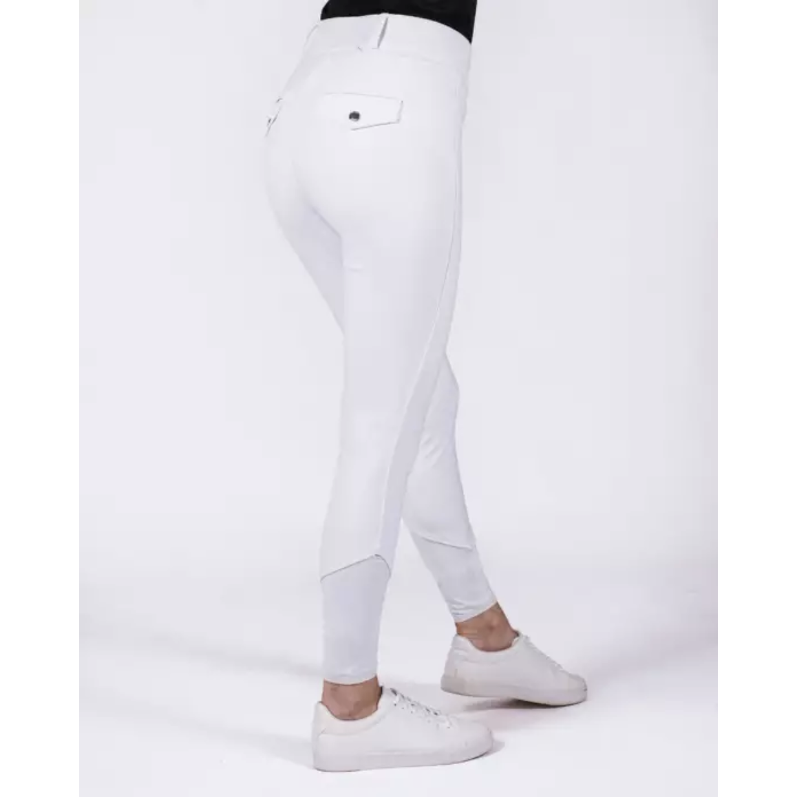 Fager Olivia Competition Breeches White Full Grip