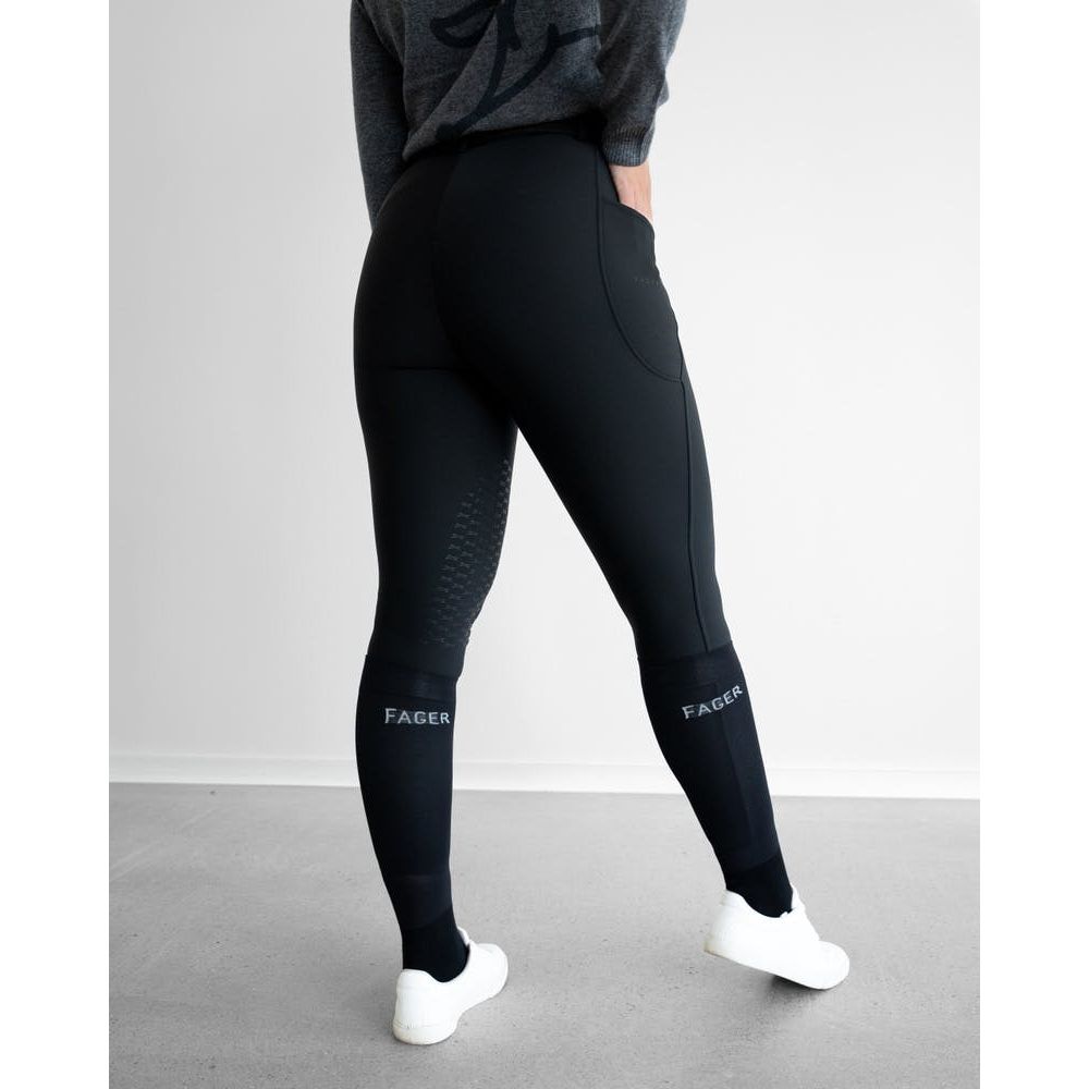 Fager Elsa Winter Breeches Black Full Grip