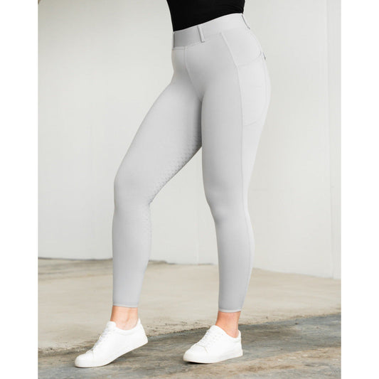 Fager Loui Active Leggings Grey Knee Grip